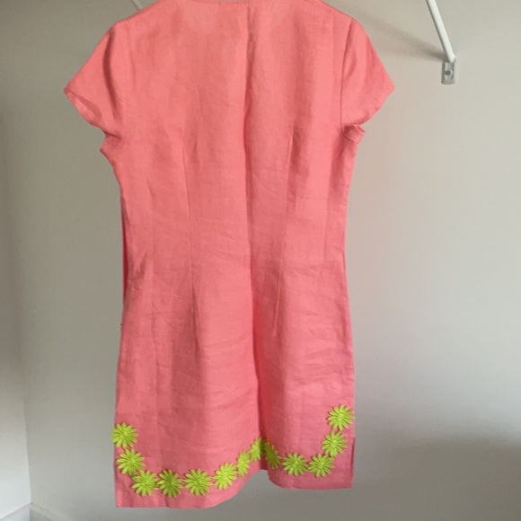 🎉NWT Sail to Sable Coral 🪸 Linen Dress - Embroidered Details 👗 - Picture 7 of 13